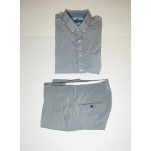 Van Heusen Mens Set Long Sleeve Shirt and Dress Pants XL 50F2002